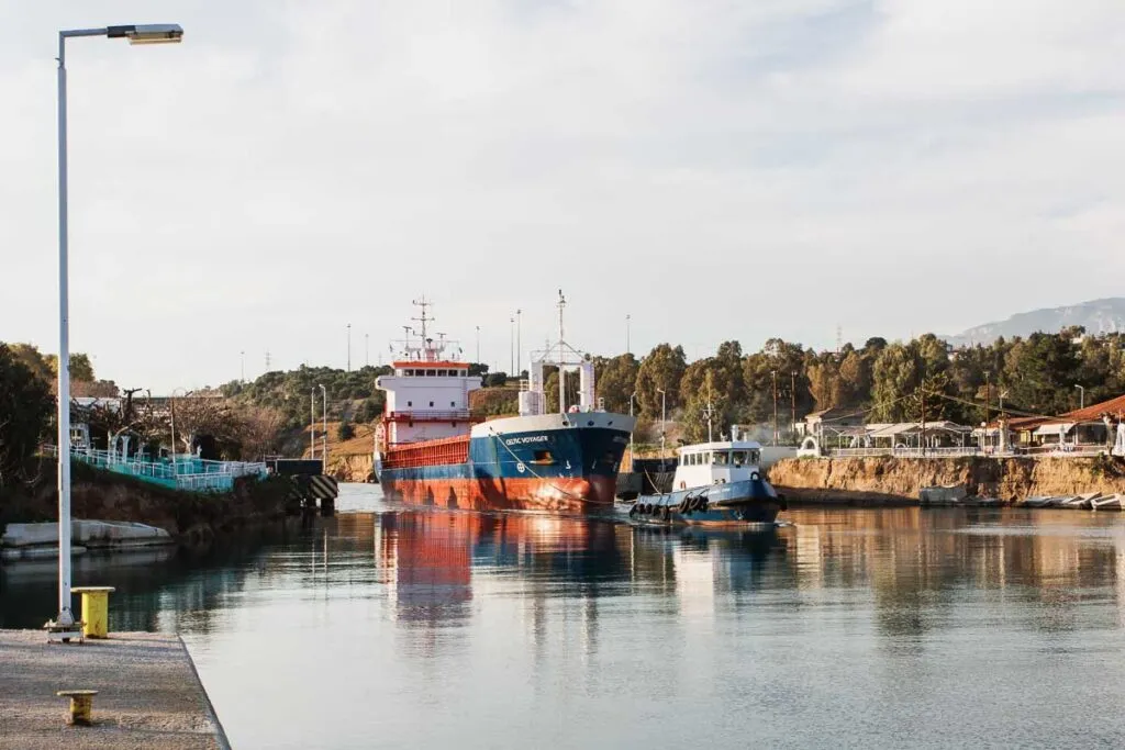 Celtic Voyager: Corinth Canal Crossing, West to East, photo 13