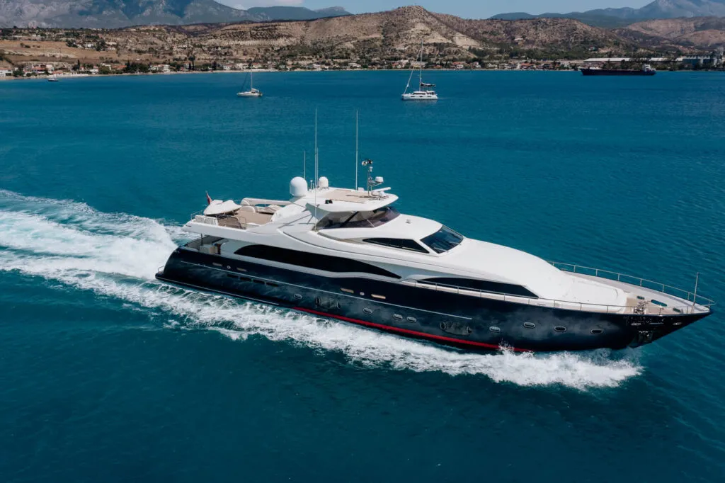 Nati Tre: Private yacht photo and video coverage during Corinth Canal crossing. Drone and by land footage from unique viewpoints., photo 17