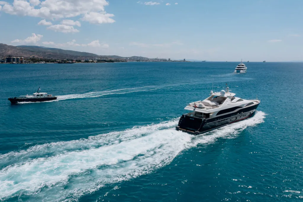 Nati Tre: Private yacht photo and video coverage during Corinth Canal crossing. Drone and by land footage from unique viewpoints., photo 18